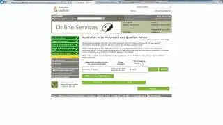 Online Service - Qualified Person Application