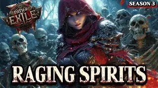 PoE 2 RAGING SPIRITS | LICH | T3 Xesht & Arbiter | Witch Build | Path of exile 2