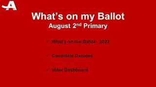AZ VOTES 2022 - What's on my Ballot