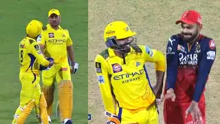 Virat Kohli teasing Ravindra Jadeja when MS Dhoni came to bat & RCB defeat CSK in their home ground