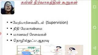 Educational administration Tamil #education