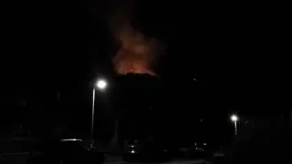 Fire at The Old Mill - Heathfield Station Road