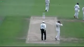 Lilley bowls Footitt