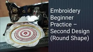 December 19, 2025Embroidery Beginner Practice – Second Design (Round Shape)