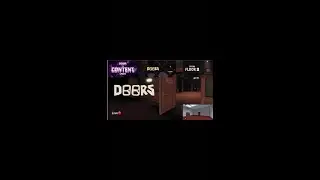 Playing Roblox doors floor 1-2 rooms outdoors backrooms and super hard mode