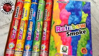 RAINBOW SMOKE from Supreme Fireworks - Color Smoke for Holi Festival 2022