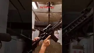 Sigsauer516 14.5 inch barrel with pin and welded flash/comp binary trigger#gun#rifle#fast#shooting