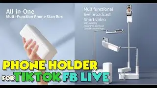 PHONE HOLDER FOR VLOGGERS, FB LIVE, TIKTOK and OTHER VIDEO RECORDING