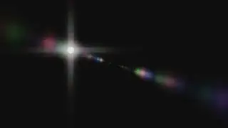 Lens Flare Effect. Blender Animation.