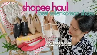 SHOPEE HAUL • BEST SELLER NO. 1 SHOES IN KOREA 👟✨ WAJIB PUNYA | eliasariyani