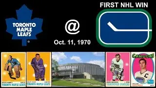 Toronto Maple Leafs @ Vancouver Canucks COMPLETE GAME &mdash; October 11, 1970