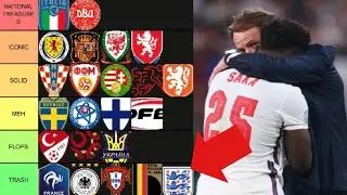 Ranking Every Nations Performance At Euro 2020 [ASMR] | Tier List
