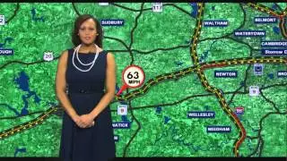 Traffic Report Using Green Screen - CBS News WBZ-TV 4 Boston