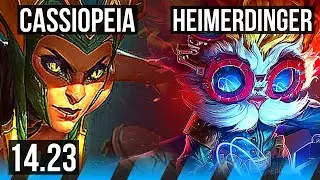 CASSIOPEIA vs HEIMERDINGER (MID) | KR Diamond | 14.23