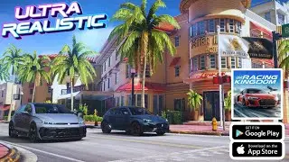 Racing Kingdom (Android, iOS) Mobile Gameplay | Classic Drag Racing With Ultra Realistic Graphics