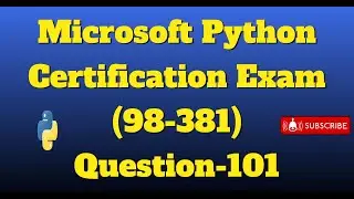 python certification exam Question-101