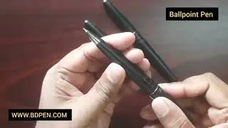 Pilot Metropolitan Black Crocodile Rollerball-pen vs Ballpoint pen vs Fountain pen Comparison.