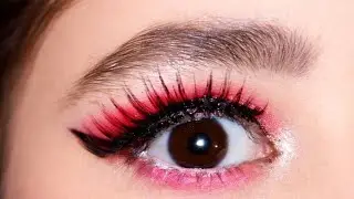 Red Glitter Eye Makeup Tutorial ||Easy Step By Step 