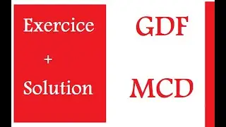 Exercice corrigé : dictionnaire de données, GDF, MCD