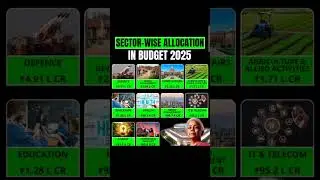 sector wise budget allocation 2025