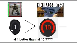 1 lvl faceit vs 10 lvl faceit