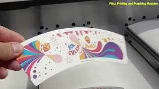 Paper Cup Flexo Printing & Punching Machine Inline System [Korea]