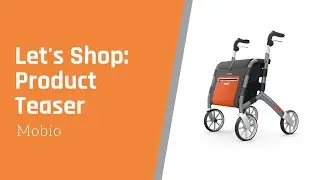 Let's Shop - The stylish rollator with a large bag