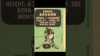 Serge Savard Montreal Canadiens 1970-71 O-Pee-Chee 51 NHL Hockey Card