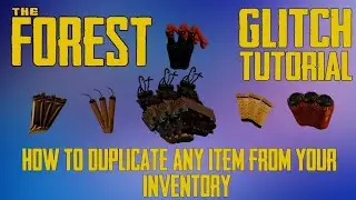 The Forest || 2019 Duplicate anything glitch ||Ps4