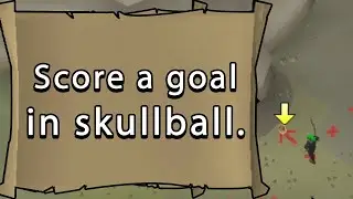 Score a goal in skullball - Elite Clue Tutorial OSRS