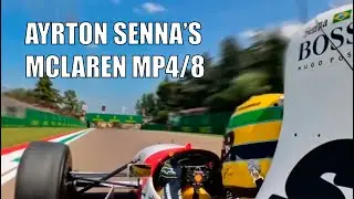 POV:  A Lap with Sebastian Vettel in Ayrton Senna's Legendary McLaren MP4/8 at Imola
