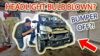 Smart ForTwo 450 Headlight Bulb Replacement - A Bumper Off Job?