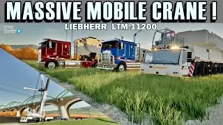 Watch This Unbelievable Setup of an Epic Mobile Crane! [FS 22]