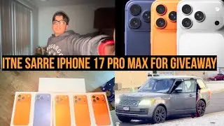 ITNE SAARE IPHONE 17 PRO MAX 😱|  GIVEAWAY 🎁| SAMAR VLOGS USA 🇺🇸 