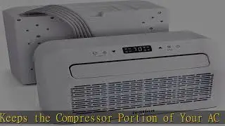 Ivation 6,500 BTU Camper Air Conditioner, 115V Portable Quiet AC for RV, Caravan & Motorhome with D