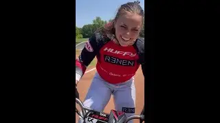 Carly Kane doing gates on gates #bmx #bmxracing #bmxlife #bmxshorts #shorts