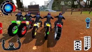 Cross De Motos - Motocross De Police Monster Trucks #3 Offroad Android Gameplay Videos
