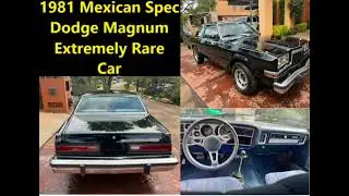 The Rarest 1981 Dodge Magnum You Will Ever See - Black - 360 V8 - 4 Speed - 31203D