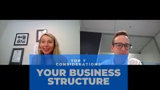 Top 7 considerations for your business structure - Tara Lucke & James Wrigley