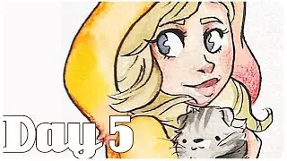 Day 5 - Sharla in Japan! - #MayweDrawDaily challenge