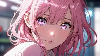 Melody - Neon lights, an anime girl - a neon dreamy song