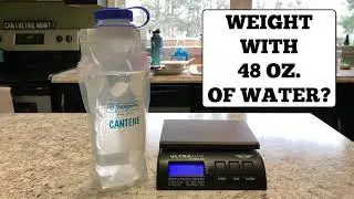 Nalgene Catene Weight Revealed with 48 Ounces of Water! How Much Does it Weigh?