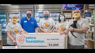 PetCo Foundation donates $5000 to Homeward Bound
