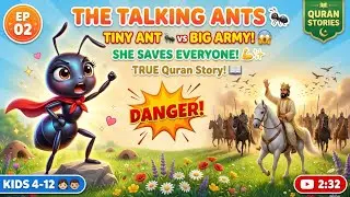The Talking Ants 🐜 | Prophet Sulaiman Hears Tiny Ant | Quran Animal Stories EP02