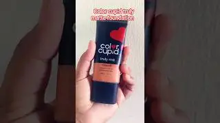 Unboxing 😯😍color cupid foundation 🎨 #ytshorts #foundation #swatches #shortvideo