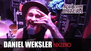 Daniel Weksler baterista da banda NXZERO