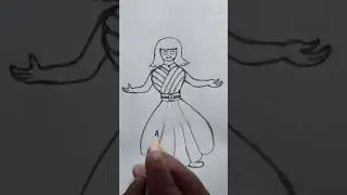 Cute little princess drawing #princess #queen #girl #cute #easy #shorts #shararatsong #dhurandhar