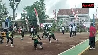 FullSaweran Svc vs LancarJaya diperkuat Agustini Lapangan Cilendek Set.5 (dimenangkan Svc) @Aprak79 