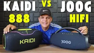 KAIDI KD 888 VS JOOG ONE HIFI - QUAL CAIXA DE SOM &Eacute; MELHOR?