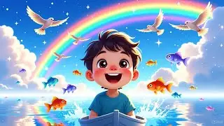 Row Row Row Your Boat | Kids Nursery Rhyme | Fun Boat Song for Children